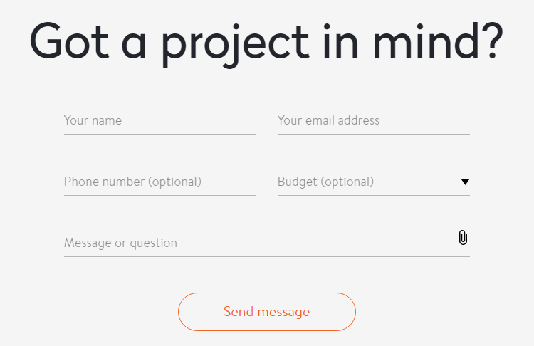 Got a&nbsp;project in&nbsp;mind?