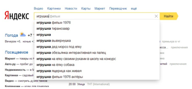Выдача Яндекс по запросу машина