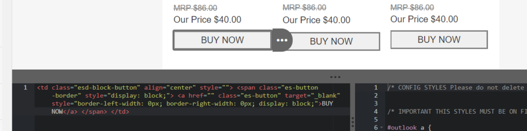 Button target blank