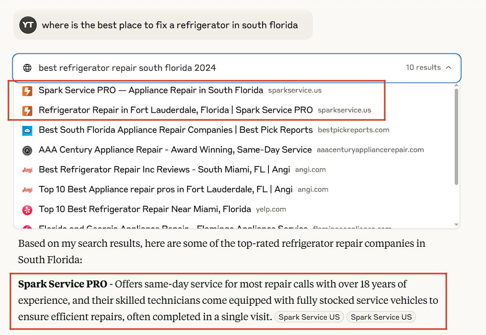Видача Claude.ai з увімкненим вебпереглядом