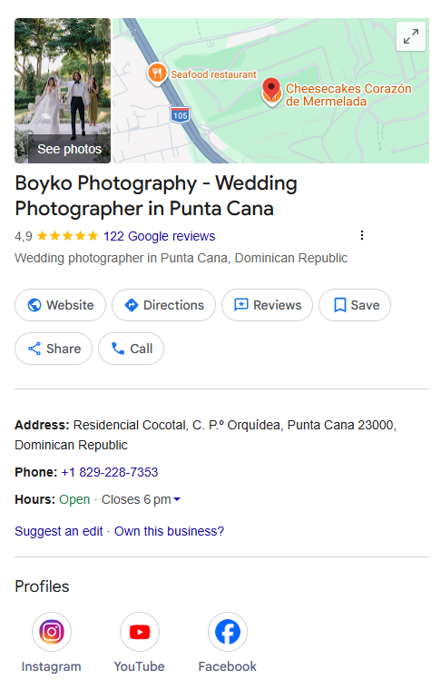 Створіть і оптимізуйте свій Google Business Profile (GBP)