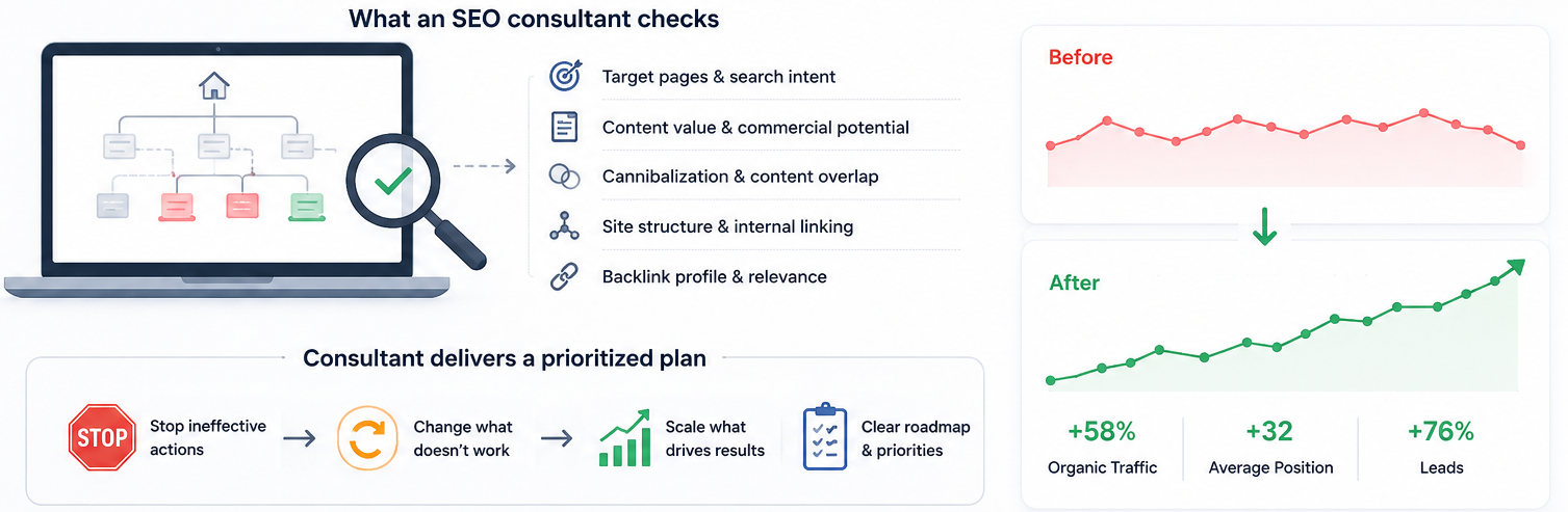 Типові причини відсутності зростання органічного трафіку та роль SEO-консалтингу
